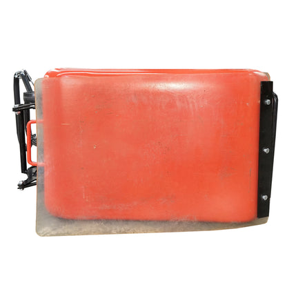 C100-A plate compactor with a working surface of 690x460mm, standard euro 5 engine, 196CC/6.5HP, 5400 RPM, 106Kg with Breckner Germany water tank.