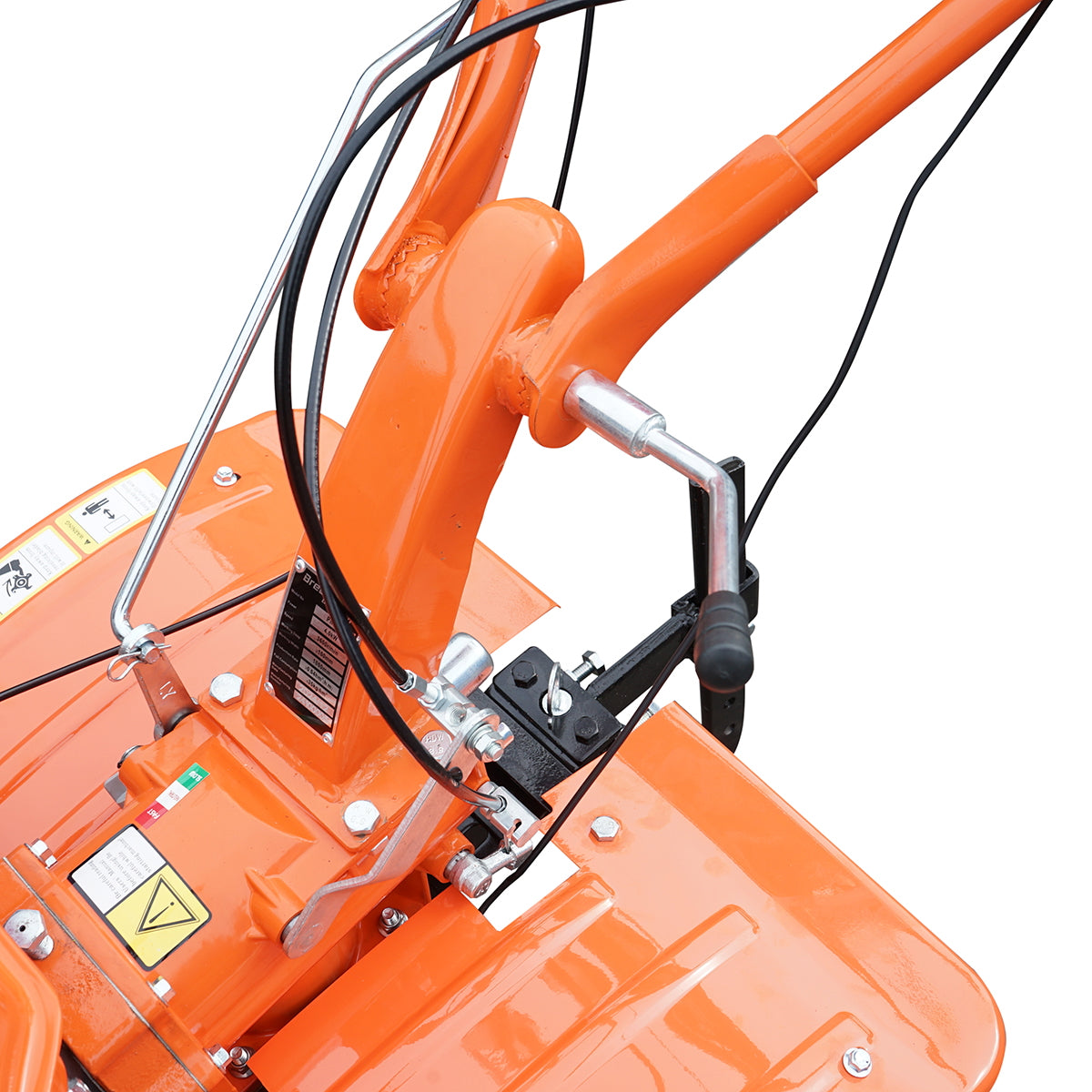 7.5 HP tiller with a mower, 4-stroke gasoline engine, 2+1 speeds, gear transmission, working width 100cm, wheels 4.00-8 Breckner Germany