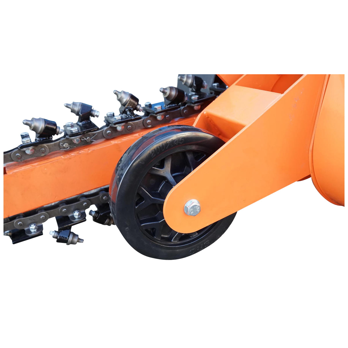7 HP trench digging machine with a working width of 100mm and depth of 450mm Thor
