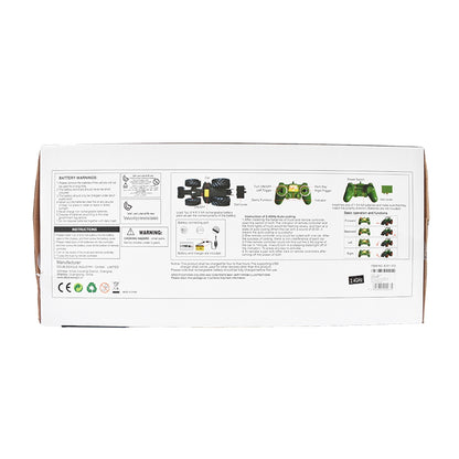 DoubleE RC 1:16 tractor toy with remote control, 2.4 GHz, lights, sounds, 25m range, 2.16 km/h speed