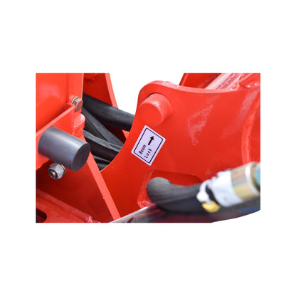 Excavator arm for tractor 25-50HP, 180-degree rotation, digging depth 2.2m, 415Kg Breckner Germany