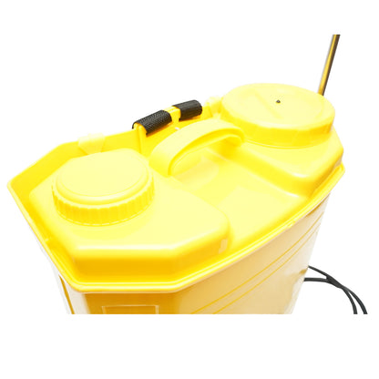 Electric spraying pump with 3 nozzles, 16L tank, 12V/8Ah battery, flow rate 3.1 l/min
