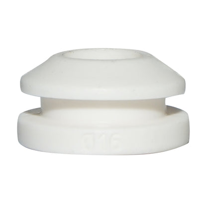 White rubber gasket 16mm for drip tape/tube Breckner Germany