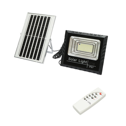 60W LED projector with 10W solar panel, 1200mAh battery, and remote control IP67 Breckner Germany