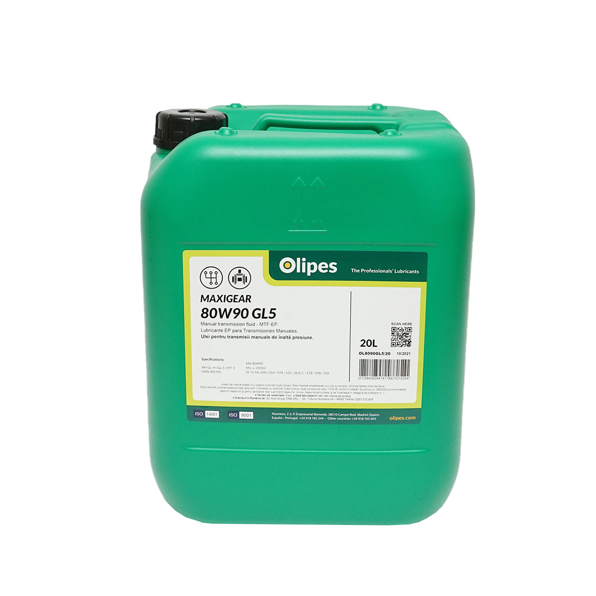 Olipes MAXIGEAR 80W90 GL-5 gearbox oil 20L