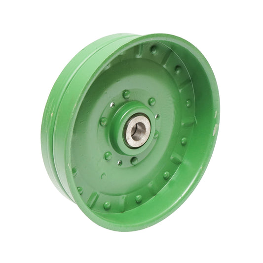 Belt tensioner pulley for John Deere combine OEM code AH221938 Breckner Germany