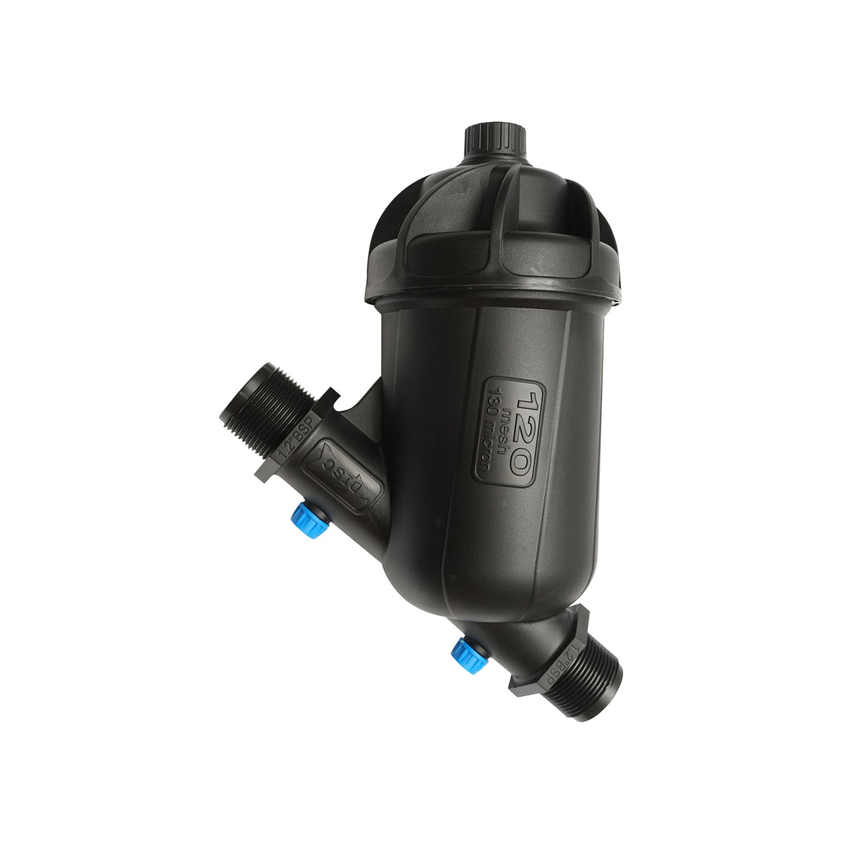 Plastic Y filter with mesh 1/2, 40mm for tube, irrigation hose