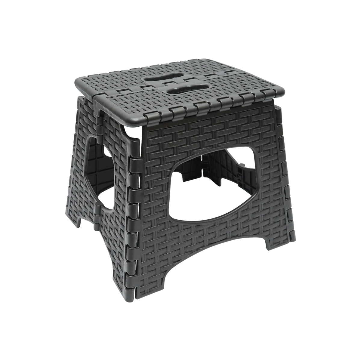 Black folding plastic chair 286X325X270 mm