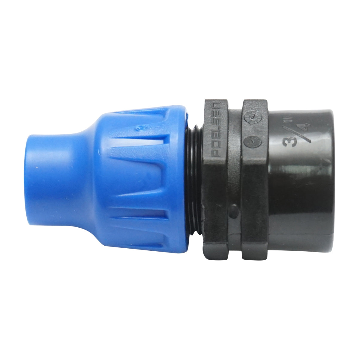 Connector fitting drip tubing D16mmx3/4 inch with internal thread for irrigation systems
