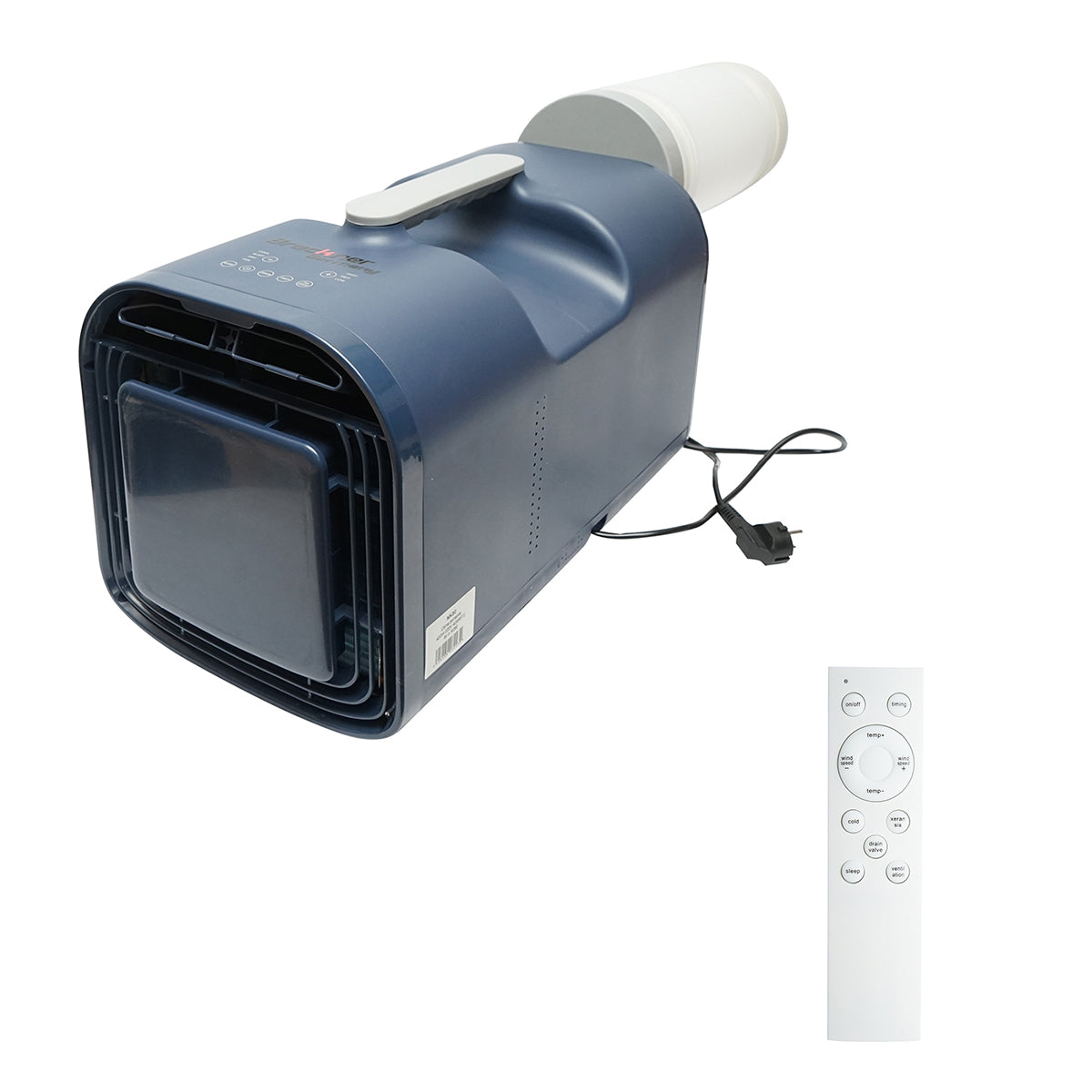 Portable air conditioner 4100 BTU, 420W, 220V with dehumidification function, ventilation, remote control, sleep mode, installation kit included Breckner Germany