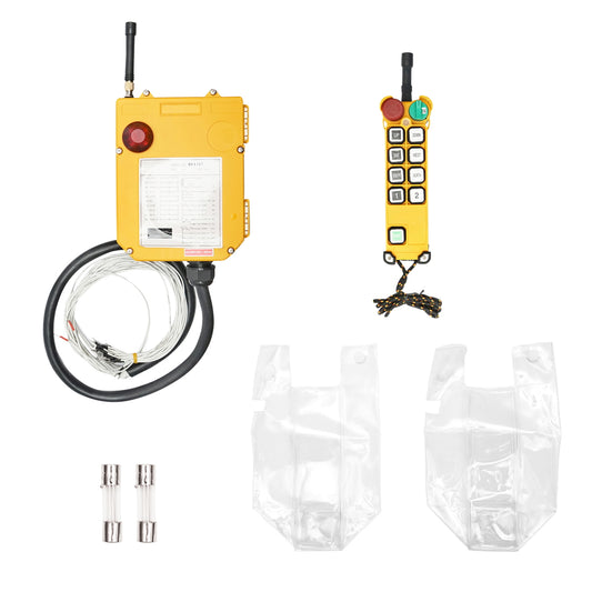 Wireless industrial remote control with 10 commands AC 380V and water protection Breckner Germany