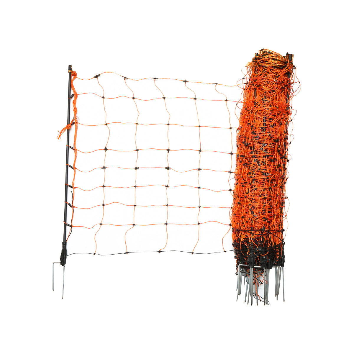Electric fence mesh, 50m long and 90cm high with a double leg.