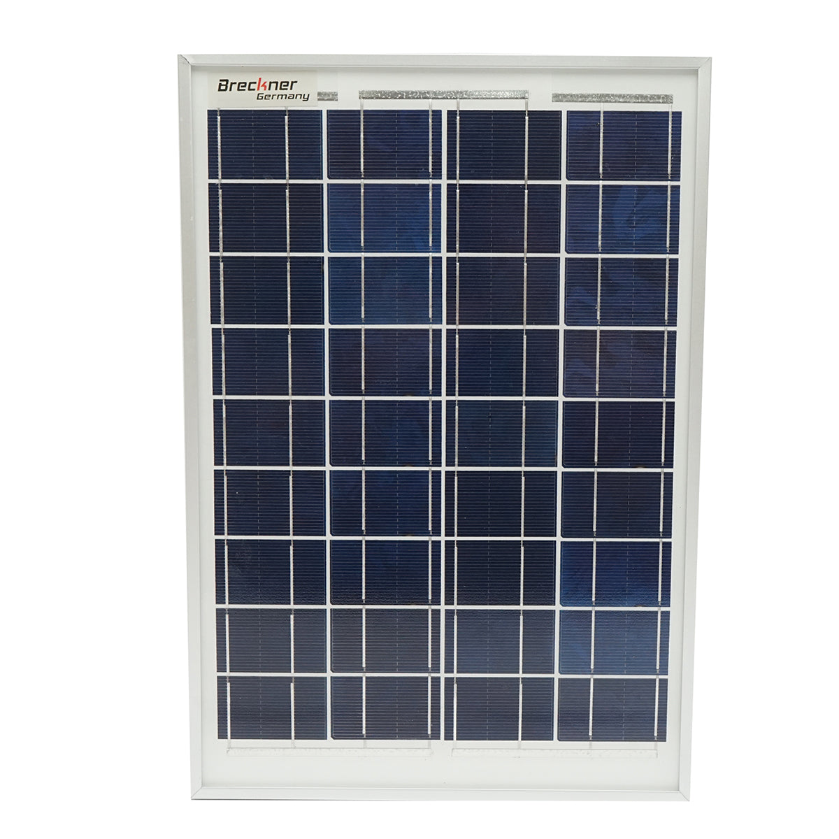 10W polycrystalline photovoltaic solar panel with connecting cable and maximum voltage 18V 350x240x17mm Breckner Germany