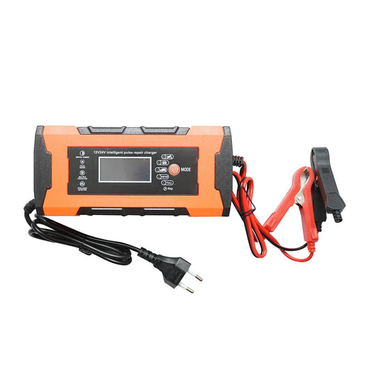Charger, digital battery charger for car/motorcycle, with repair function 12V/24V