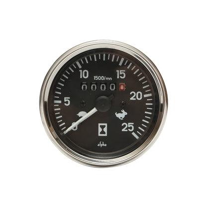 Clock/RPM indicator, universal tachometer compatible also with Massey Ferguson 1666561M92, 1666562M92, 1674637M2, 1674637M92, 1875187M92