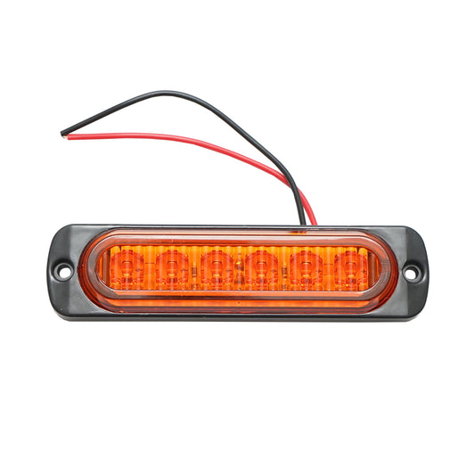 Yellow side LED marker lamp 12-24V FR0272Y Breckner Germany