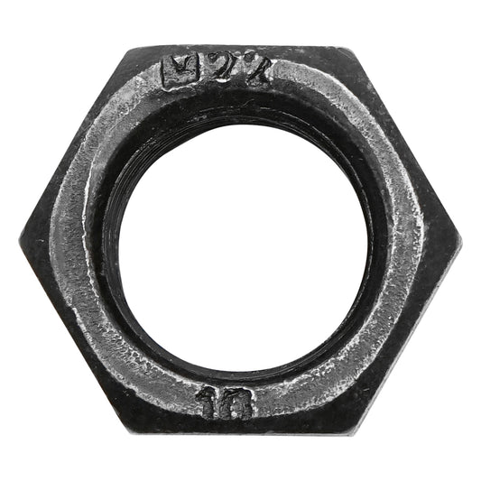 Black hexagon nut DIN 934 M22x1.5 G10 50 pcs/bag