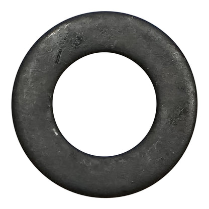 Set of 200 standard DIN 125 M10 black flat washers