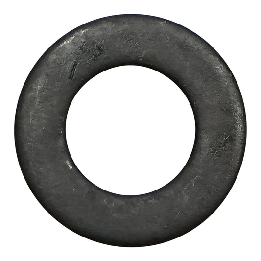 Set of 200 standard DIN 125 M10 black flat washers