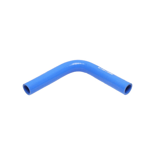 Twisted silicone hose 90 degrees with textile insert 28x200x200mm