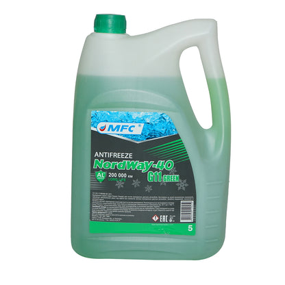 Concentrated green antifreeze G11 -40 degrees 4.2 Kg NordWay