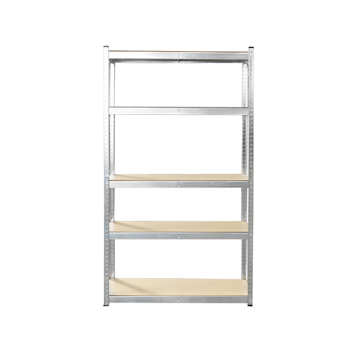 Metal shelf with 5 MDF shelves, 180x100x40cm, 175Kg/shelf, no screw assembly, galvanized