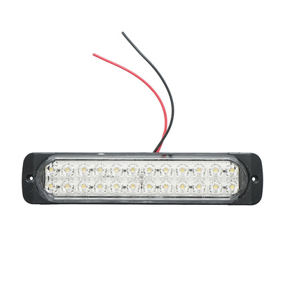 Slim LED side marker lamp 12-24V, white FR0280 Breckner Germany