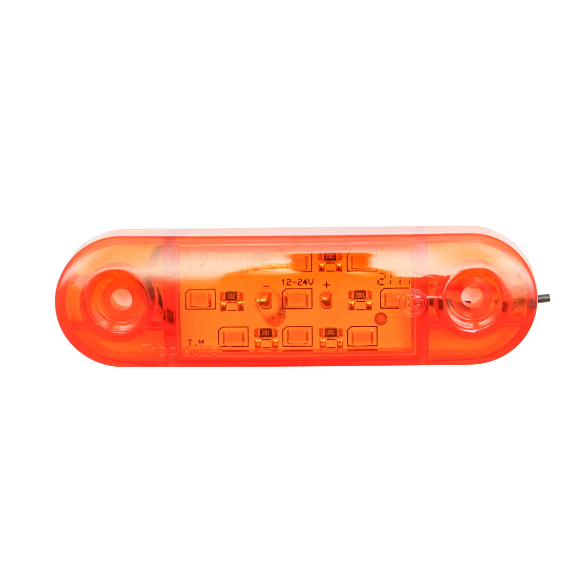 Yellow LED side marker lamp 12-24V, FR0174 Breckner Germany
