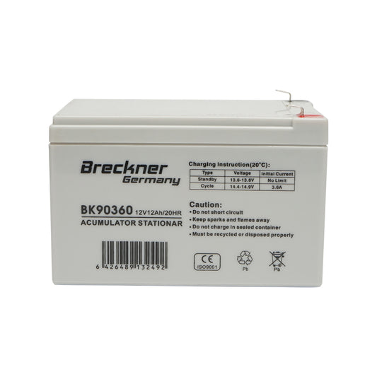 Solar gel battery 12V 12Ah 20HR, 152x99x96x102mm, FC12-12 Breckner Germany