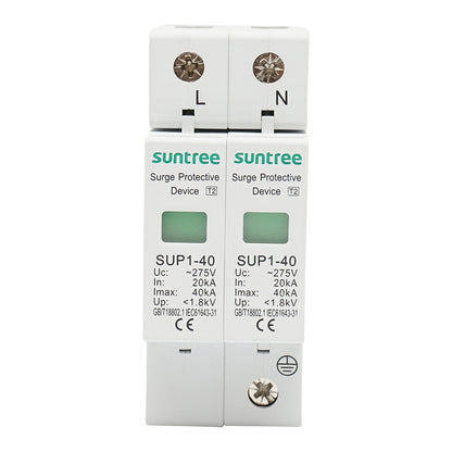 Surge arrester with signaling 2P ACSPD 230VDC 2040KA Suntree
