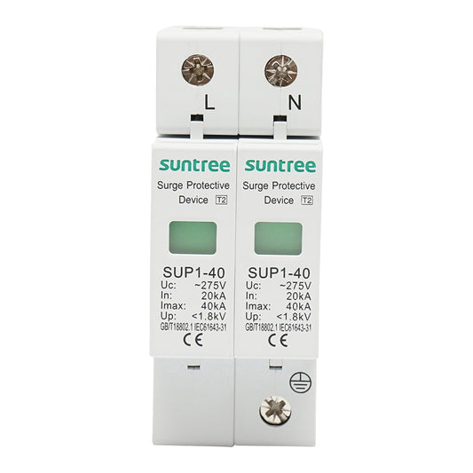 Surge arrester with signaling 2P ACSPD 230VDC 2040KA Suntree