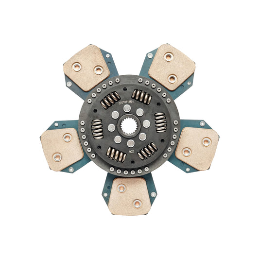 Clutch disc with an outer diameter of 330mm, inner diameter 1-25.4mm, inner diameter 2-29.5mm, 21 grooves for Massey Ferguson OEM 3613976M91