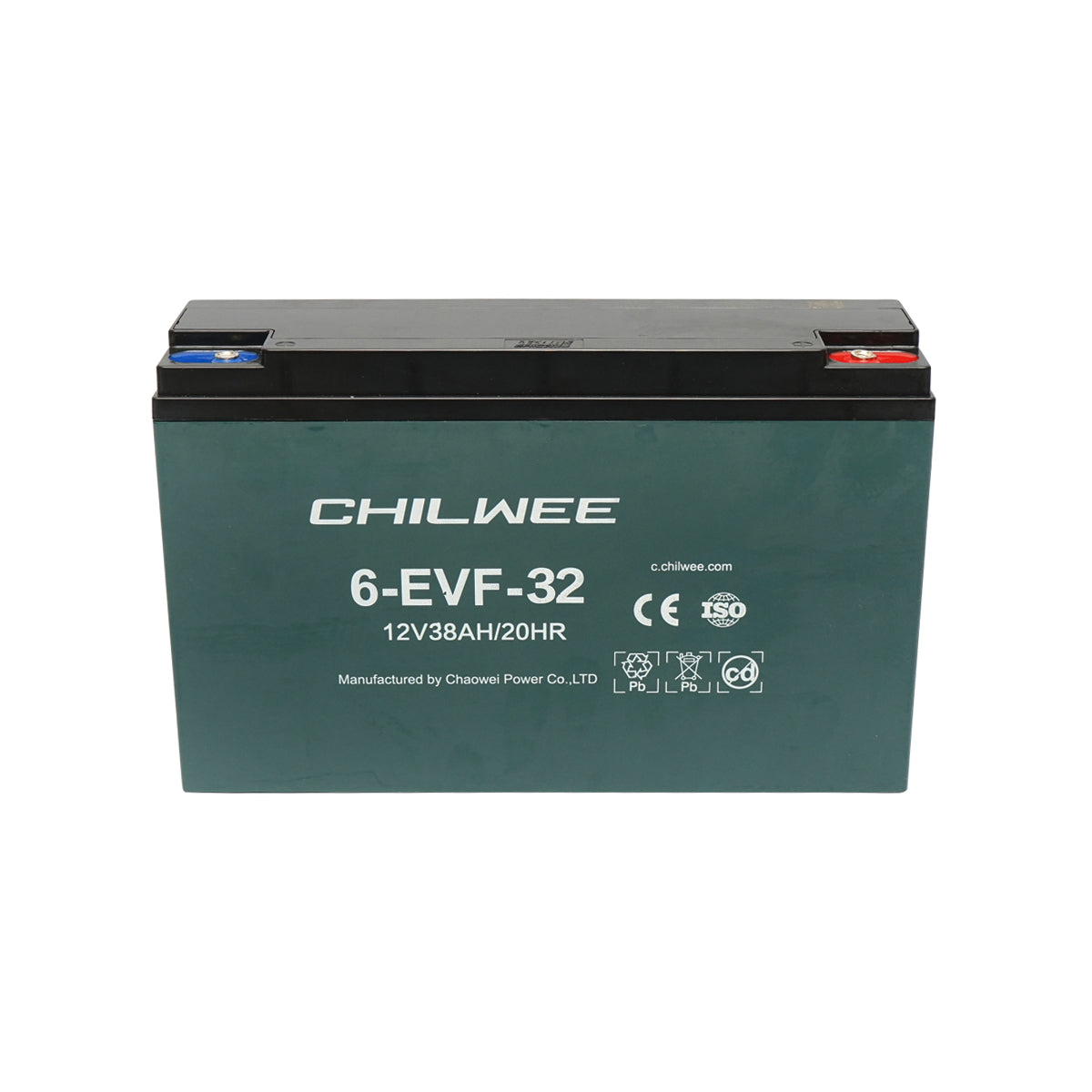 VRLA gel battery for electric bike 6-EVF-32, 12V, 38Ah-20HR CHILWEE