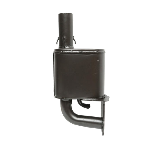 Exhaust muffler 240x150mm for JCB 3CXS-PC, 4CX-PC, 3CX, 215/3CX 15, 214e/3C 14, 215S/4CX 15, 214/3CX 14-PC, 3CX-T, 4CX, 3CXS OEM 128-H2997