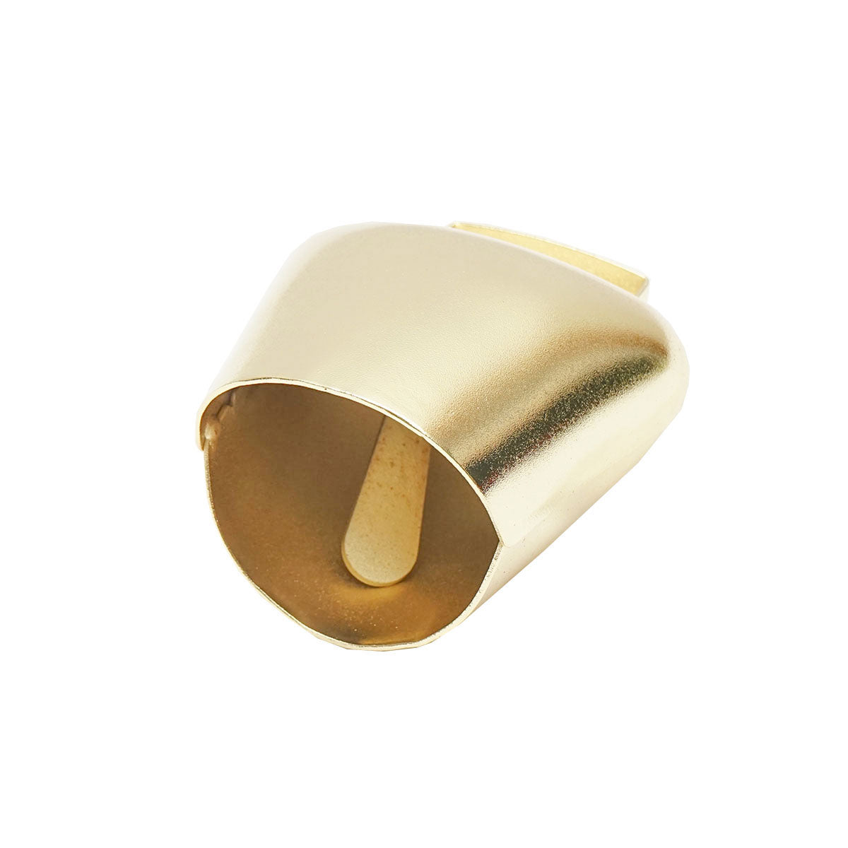 Sheep and bovine bell, 9 cm clapper, golden