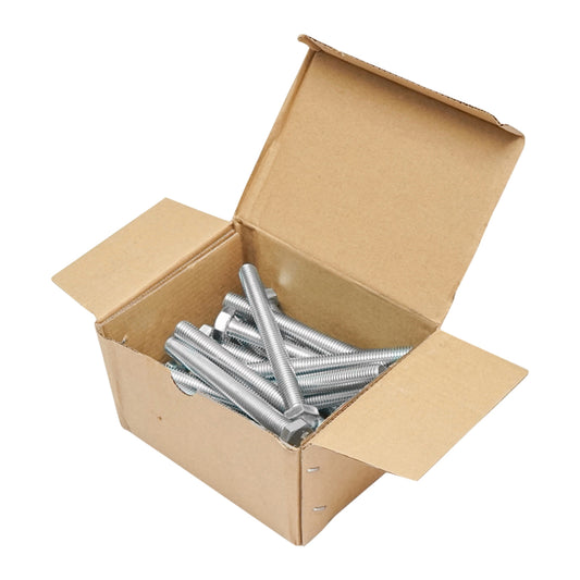 Set of 25 hexagon head screws DIN 933-8.8 M12X120