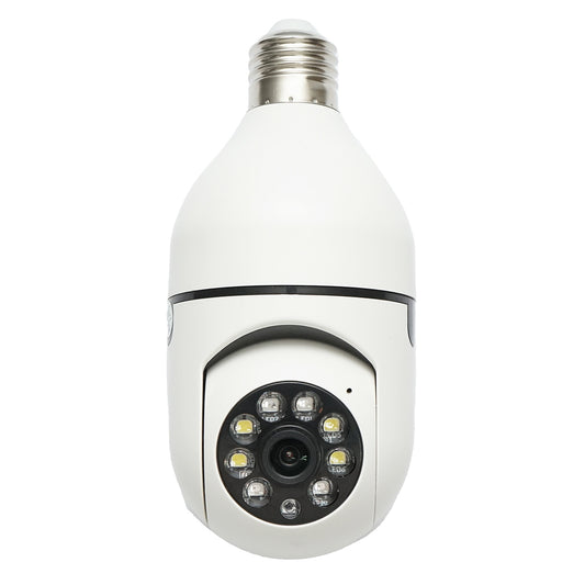 Smart-bulb PTZ surveillance camera, WIFI 2.4G 1080P, E27 bulb type with motion sensor and YIIoT application Breckner Germany