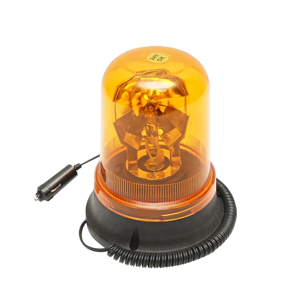 Halogen beacon with H1 24V bulb, magnetic attachment