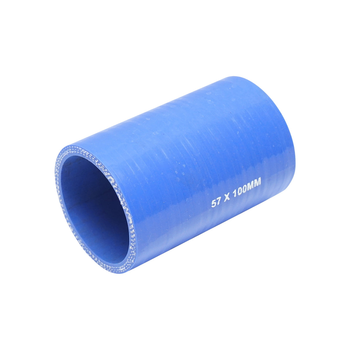 Cooling hose straight 57x100mm silicone with textile insert Breckner Germany