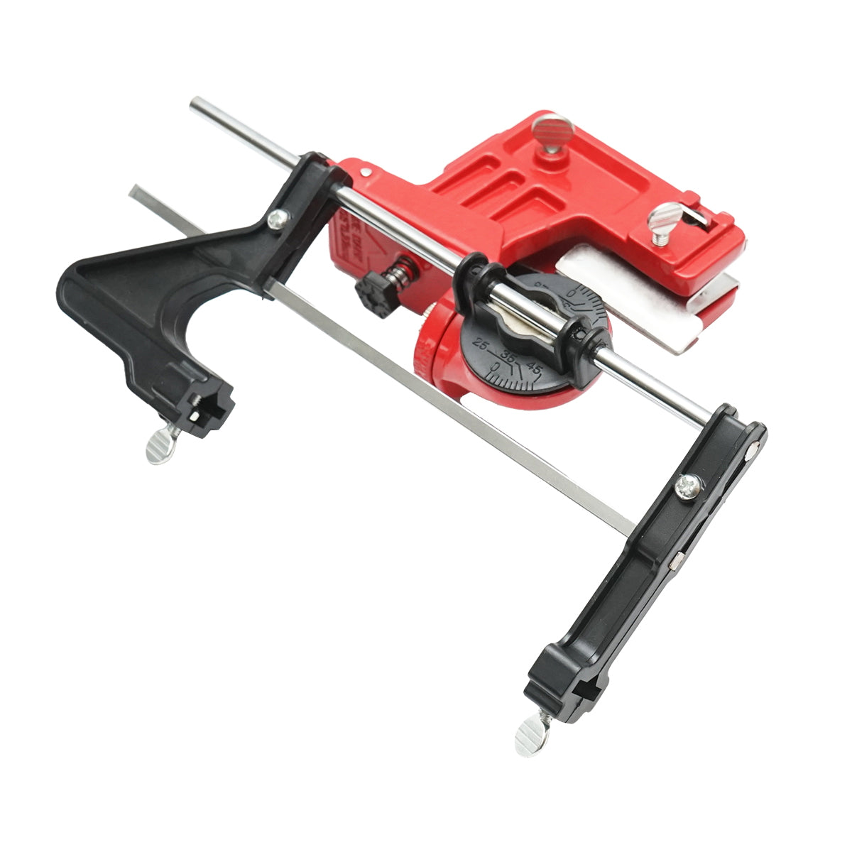 Device for sharpening chainsaw chains