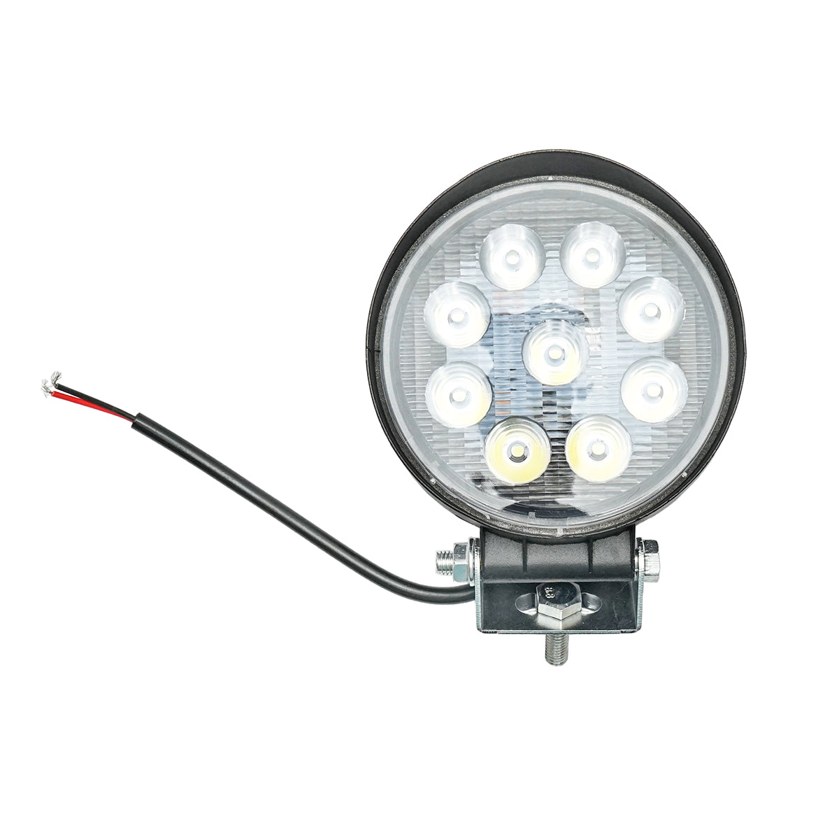 Lamp with 9 LEDs 10-60V 27W round radiation angle 60