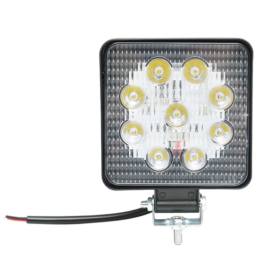 Lamp 9 LEDs 10-60V 27W radiation angle 60 square