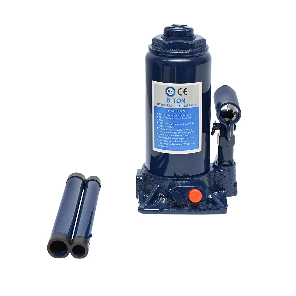 8-ton piston-type hydraulic jack with valve 200mm