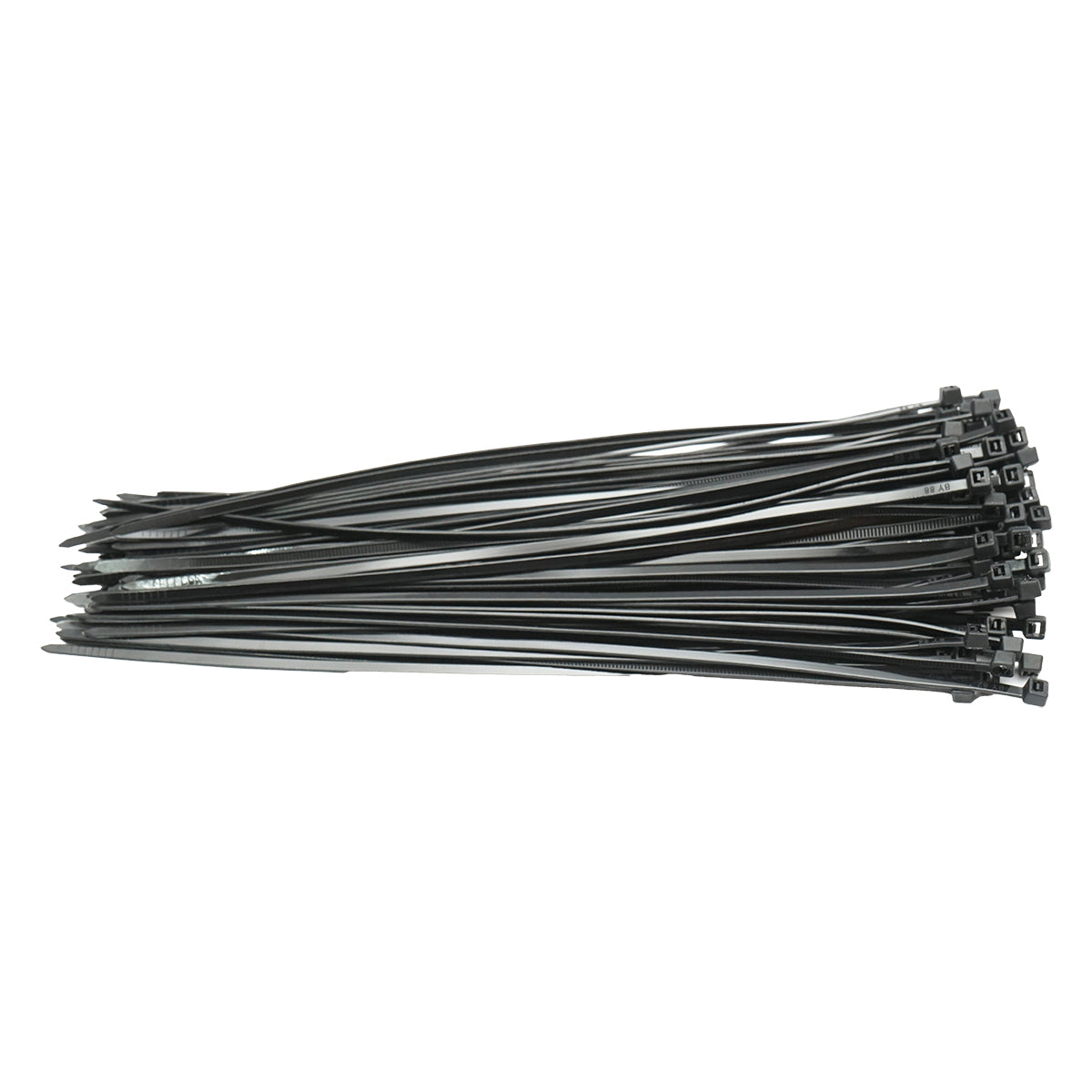 Facet, plastic collar 3.6x250mm, black, set of 100 pieces Breckner Germany
