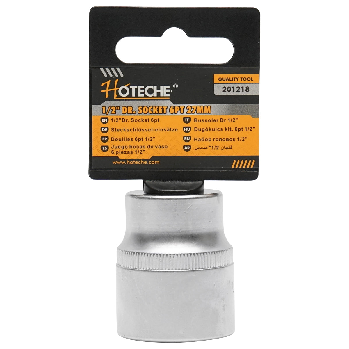 27mm socket key for ratchet with 1/2 inch grip Hoteche