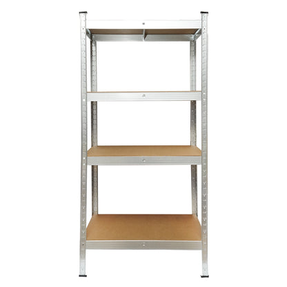 Metal shelf with 4 MDF shelves, 144x60x30cm, 50kg/shelf, assembly without screws Breckner Germany