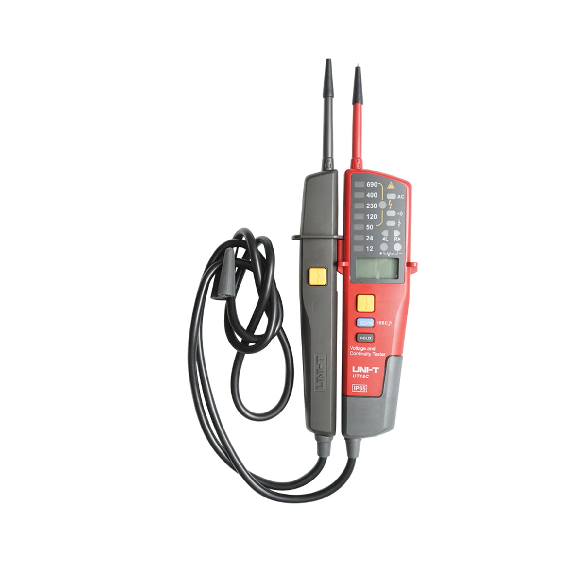 Digital A/DC voltage tester with 6 functions 12-690V UT18C, UNI-T