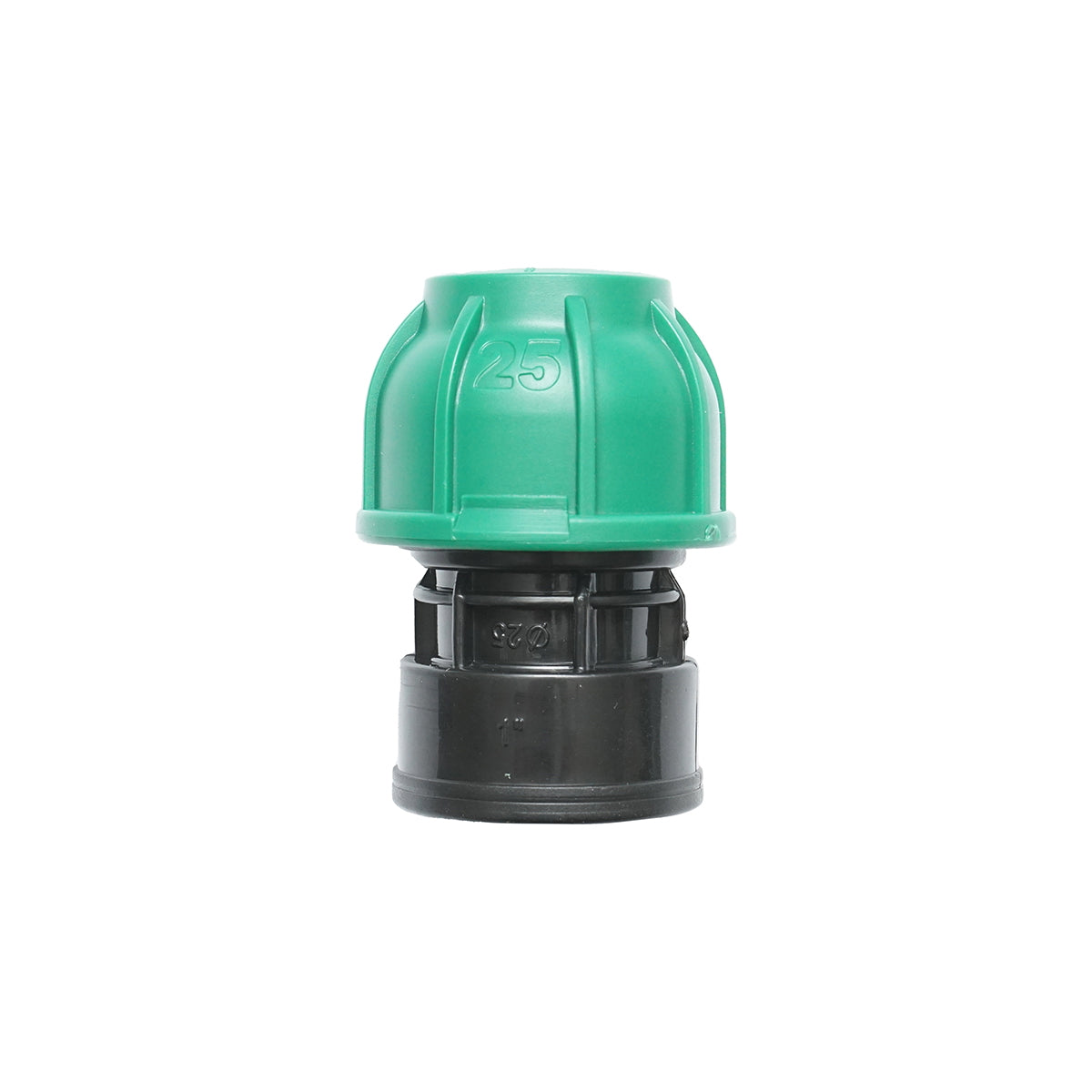 Internal thread compression fitting D25mmx1 inch, PN10 Bar for irrigation systems