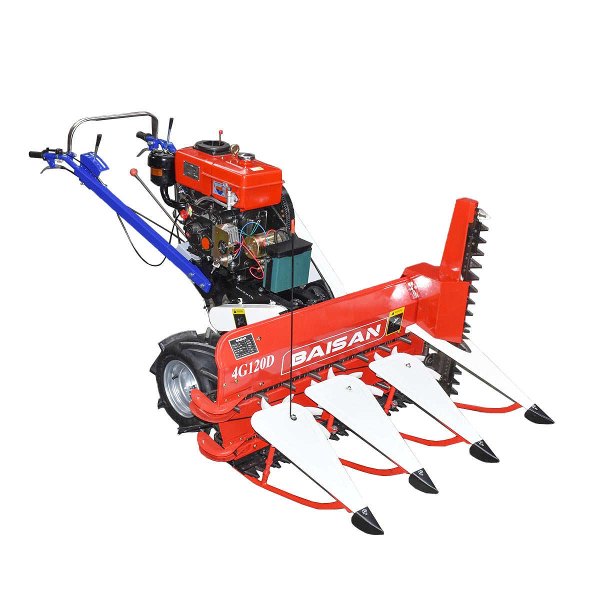 Diesel tiller 6HP with combined mower working width of 1000mm Baisan