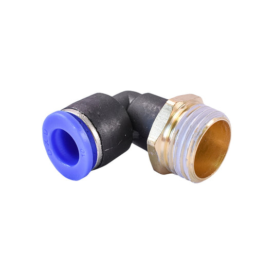 Quick plug with plastic nut and metal screw, diameter 10 with 1/2.